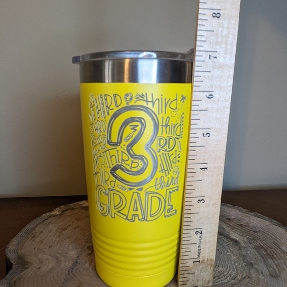 3RD GRADE POLAR CAMEL Insulated 20oz Tumbler Teacher Appreciation Coffee Cup - Picture 8 of 11